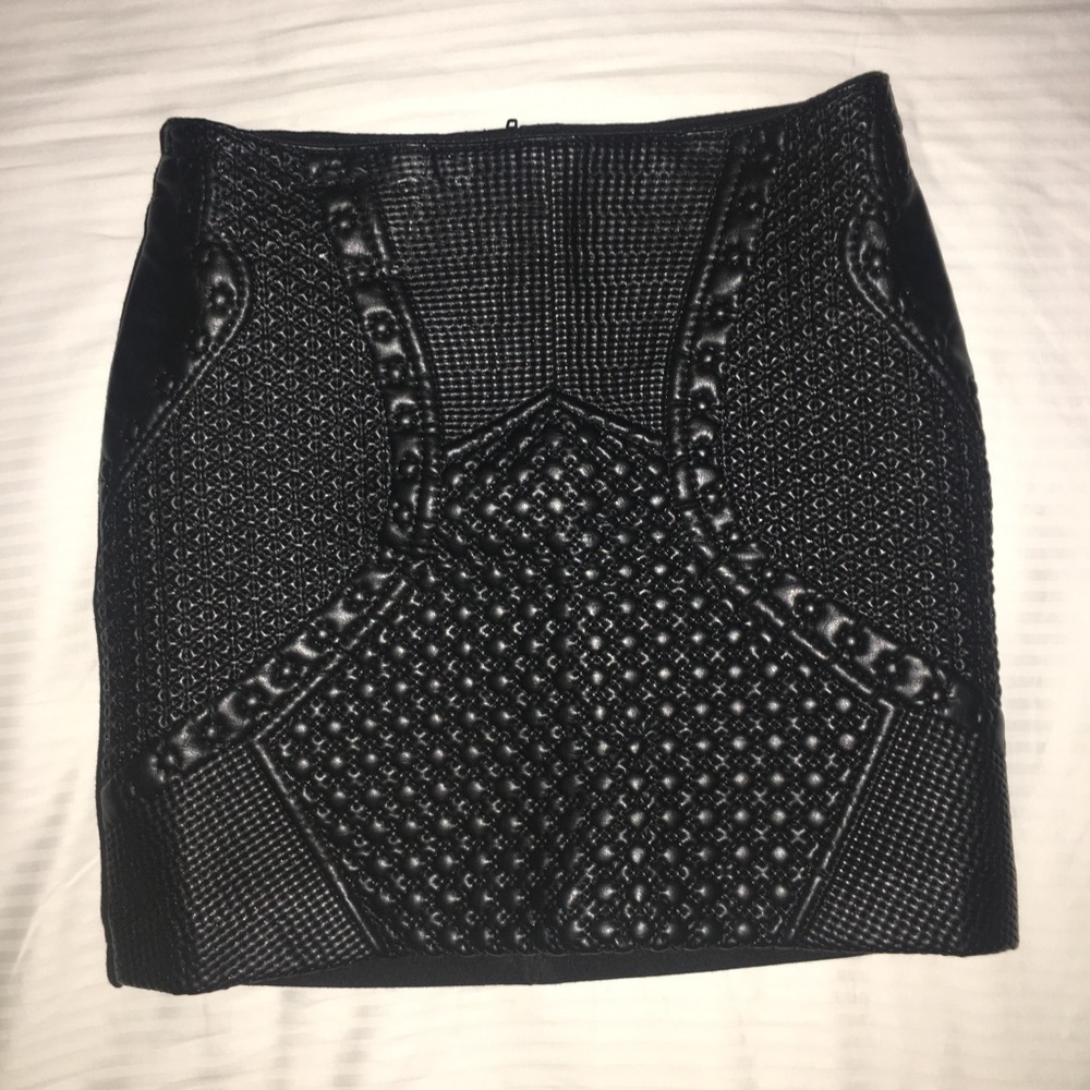 Leather skirt